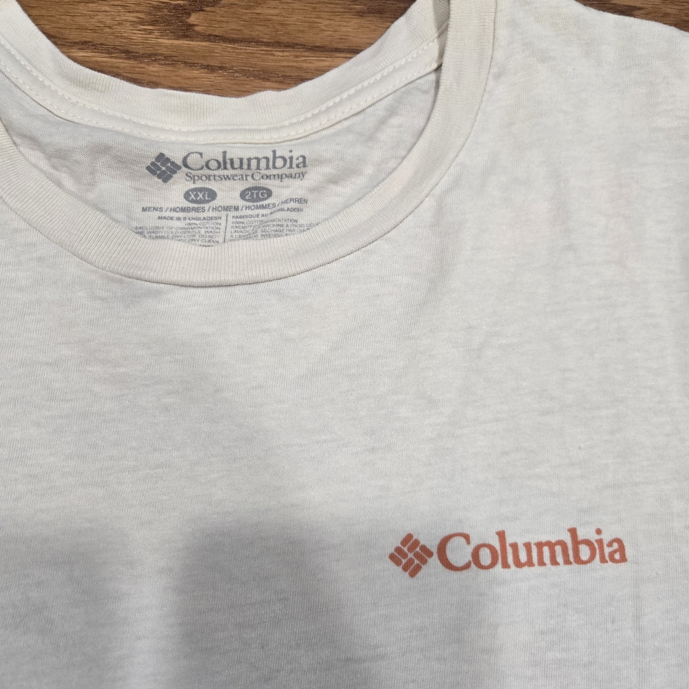 Columbia Men's White T-Shirt